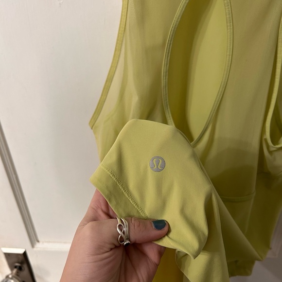 Lululemon Athletica Light Yellow Tank Top - Picture 4 of 6